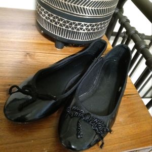 Black ASOS flats